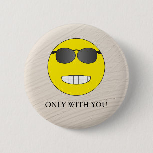 Badge Rond 5 Cm Only with