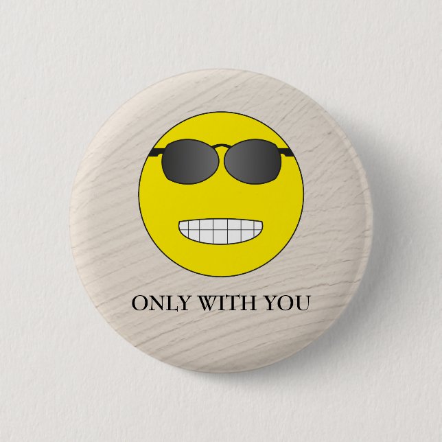 Badge Rond 5 Cm Only with (Devant)