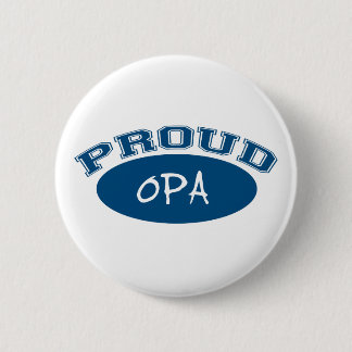 Badge Rond 5 Cm Opa fier (bleu)