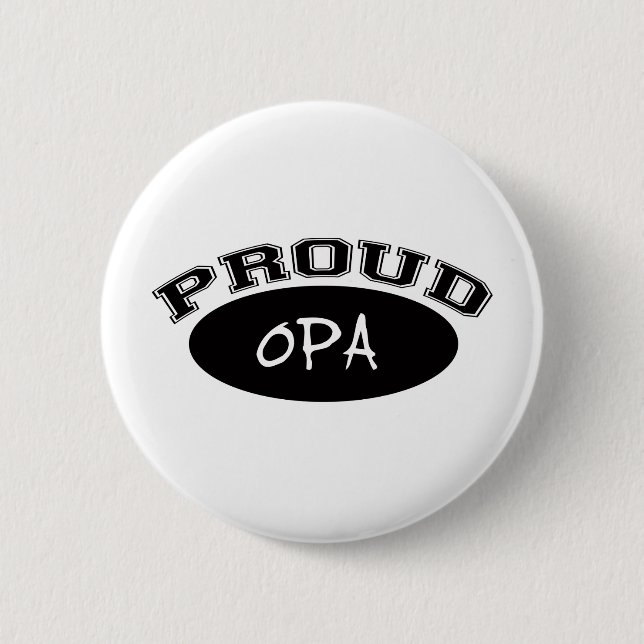 Badge Rond 5 Cm Opa fier (noir) (Devant)