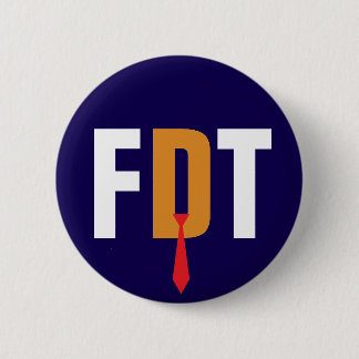 Badge Rond 5 Cm Opinion politique anti-haine contre Trump
