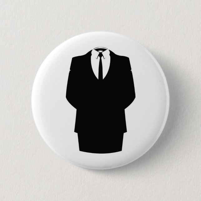 Badge Rond 5 Cm ops #anonymous (Devant)