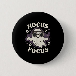Badge Rond 5 Cm Optométrie drôle Hocus Focus Optométriste Soky Hal