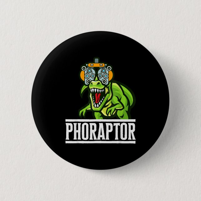 Badge Rond 5 Cm Optometry Machine Phoropter Funny Optometrist Phor (Devant)