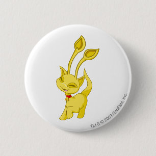 Badge Rond 5 Cm Or d'Aisha