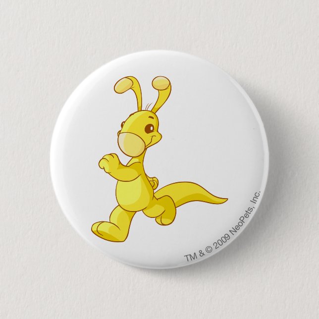 Badge Rond 5 Cm Or de Blumaroo (Devant)