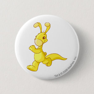Badge Rond 5 Cm Or de Blumaroo
