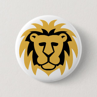 Badge Rond 5 Cm Or de lion
