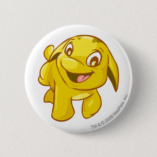 Badge Rond 5 Cm Or de Poogle