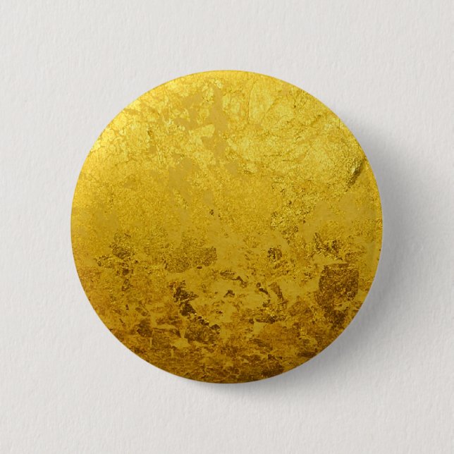 Badge Rond 5 Cm OR pur/or leaf (Devant)