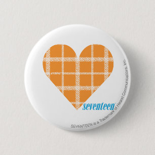 Badge Rond 5 Cm Orange 4 de plaid