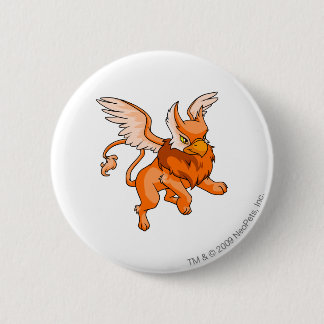 Badge Rond 5 Cm Orange d'aire
