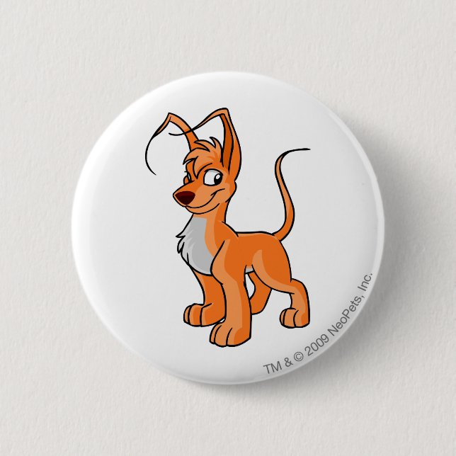 Badge Rond 5 Cm Orange de Gelert (Devant)