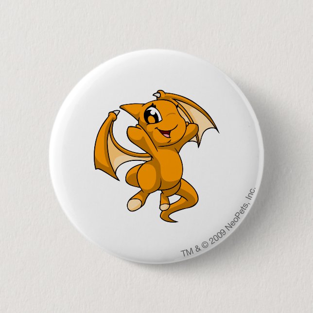 Badge Rond 5 Cm Orange de Shoyru (Devant)