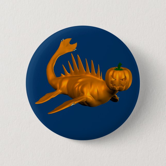 Badge Rond 5 Cm Orange Seadragon (Devant)