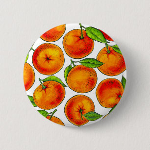 Badge Rond 5 Cm Oranges