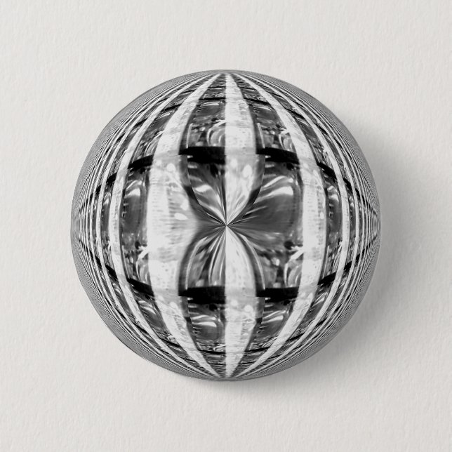 Badge Rond 5 Cm Orb Chrome button round (Devant)