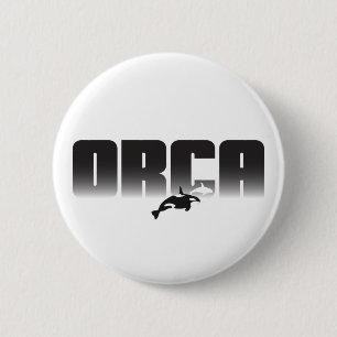 Badge Rond 5 Cm Orca Killer Whale