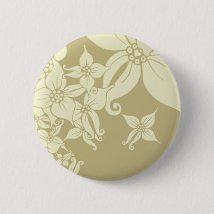 Badge Rond 5 Cm Orchidées