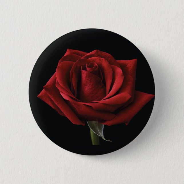 Badge Rond 5 Cm oreiller rouge (Devant)