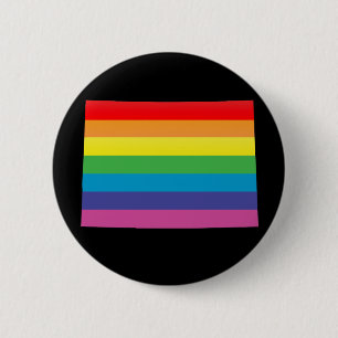 Badge Rond 5 Cm orgueil colorado. rayé.