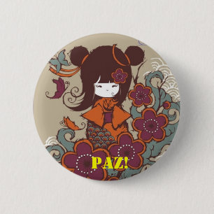 Badge Rond 5 Cm ORIGINAL ! PAIX Buttons