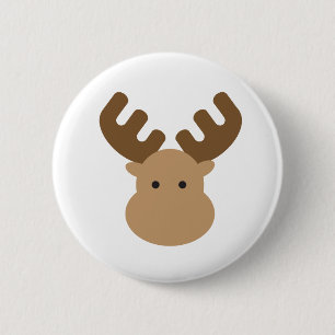 Badge Rond 5 Cm Orignaux