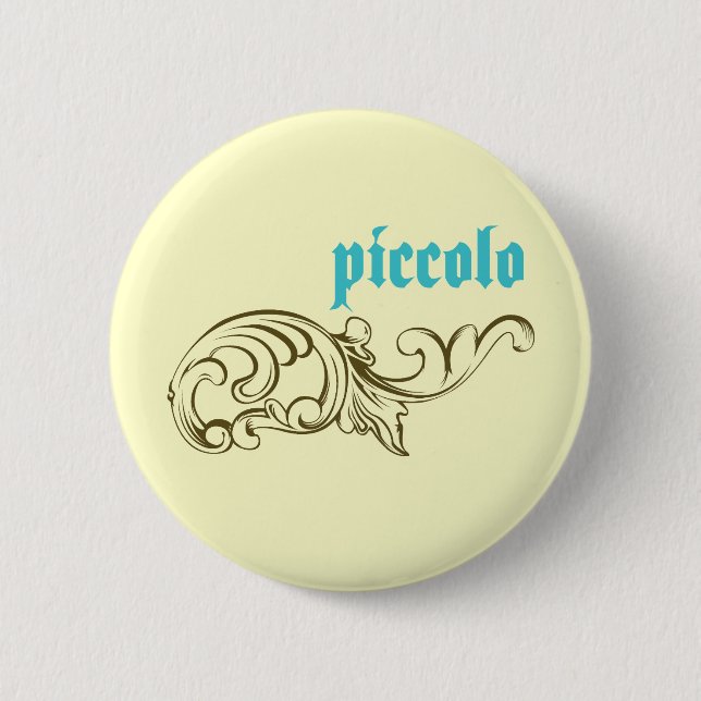 Badge Rond 5 Cm Ornate Piccolo (Devant)