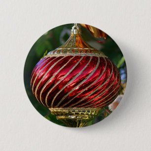 Badge Rond 5 Cm Ornement de Noël