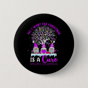 Badge Rond 5 Cm Ornement de sensibilisation à l'épilepsie Arbres d