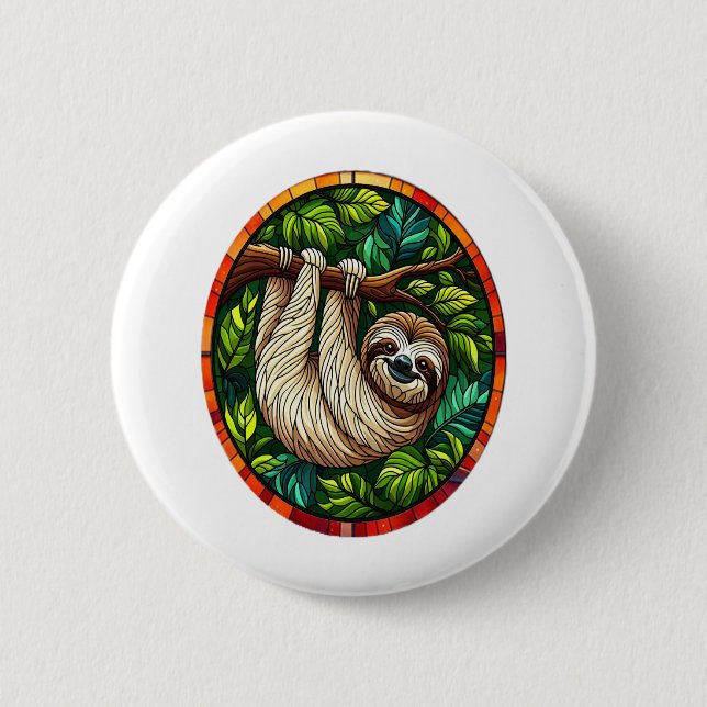 Badge Rond 5 Cm Ornement en Verre Tissé (Devant)