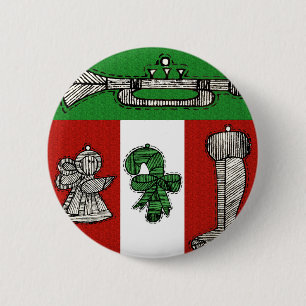 Badge Rond 5 Cm Ornements vintages