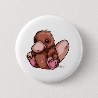 Badge Rond 5 Cm Ornithorynque