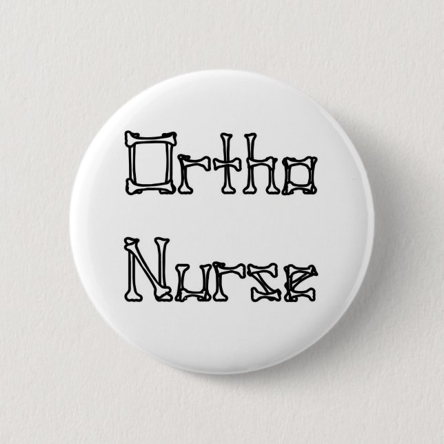 Badge Rond 5 Cm Ortho Nurse (Devant)