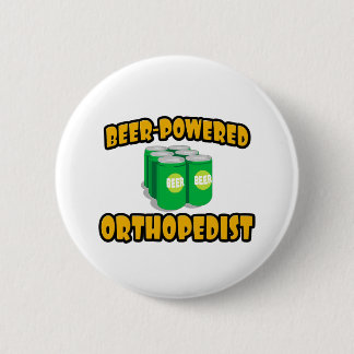 Badge Rond 5 Cm Orthopédiste à la bière