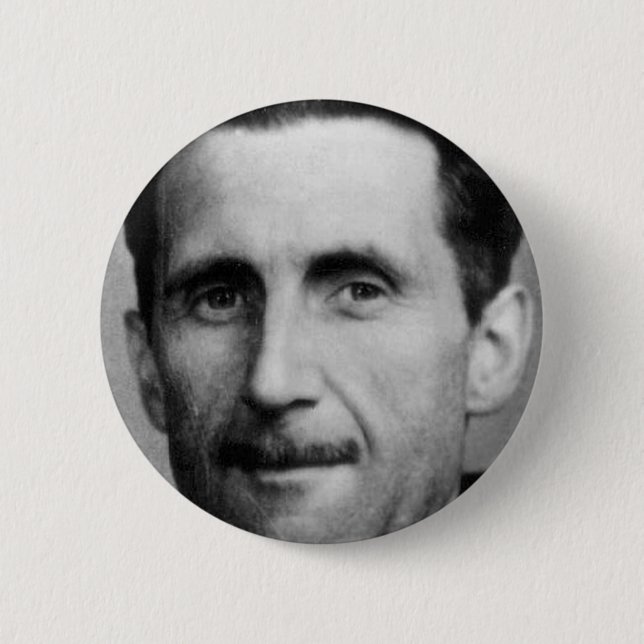Badge Rond 5 Cm orwell de Georges (Devant)