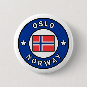 Badge Rond 5 Cm Oslo Norvège