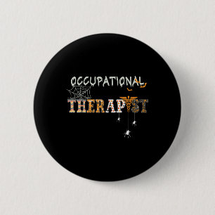 Badge Rond 5 Cm OT ergothérapie thérapeute Halloween OTA sp