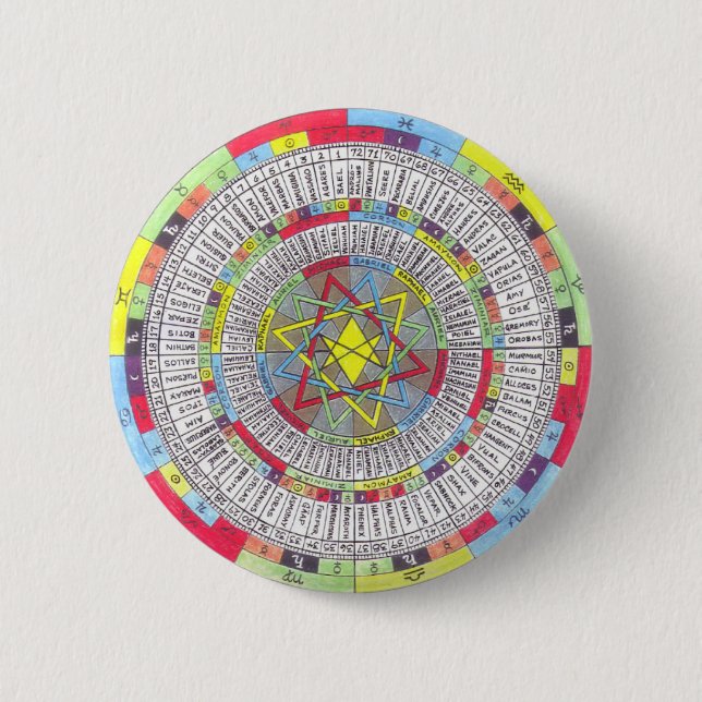 BADGE ROND 5 CM OTA MASTER MANDALA (Devant)