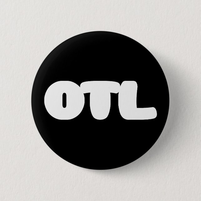 Badge Rond 5 Cm OTL Emoticon ~ Élang coréen (Devant)