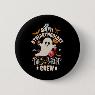 Badge Rond 5 Cm Otolaryngologie éffrayante Halloween Équipage Ear
