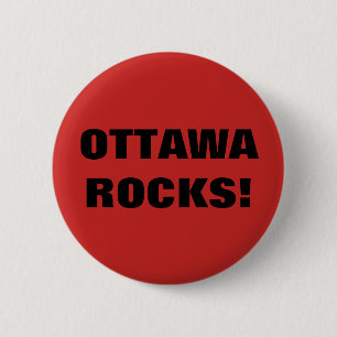 BADGE ROND 5 CM OTTAWA ROCKS!