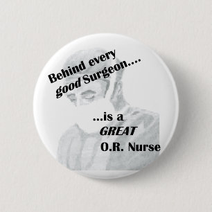Badge Rond 5 Cm OU infirmière