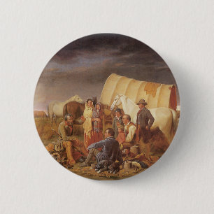 Badge Rond 5 Cm Ouest américain vintage, conseils sur la prairie p