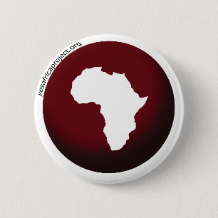 Badge Rond 5 Cm Oui ! Bouton de l'Afrique avec le logo