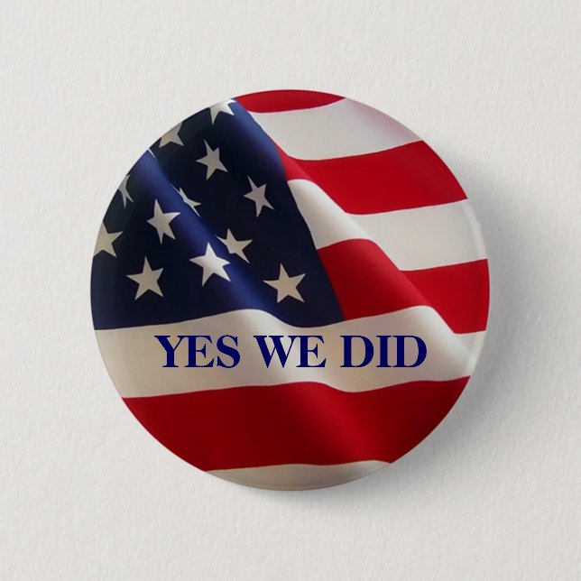 BADGE ROND 5 CM OUI NOUS AVONS FAIT (Devant)