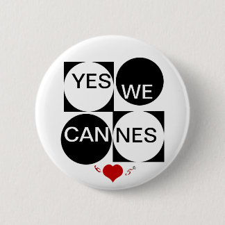 Badge Rond 5 Cm Oui nous Cannes