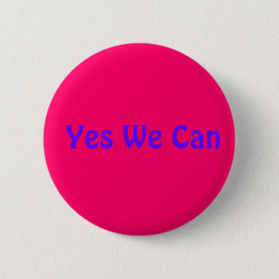 Badge Rond 5 Cm Oui nous pouvons