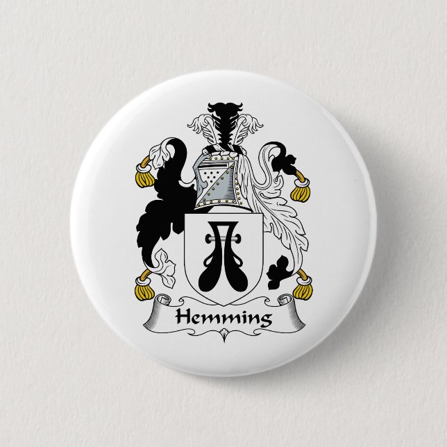 Badge Rond 5 Cm Ourlage de la crête de famille (Devant)