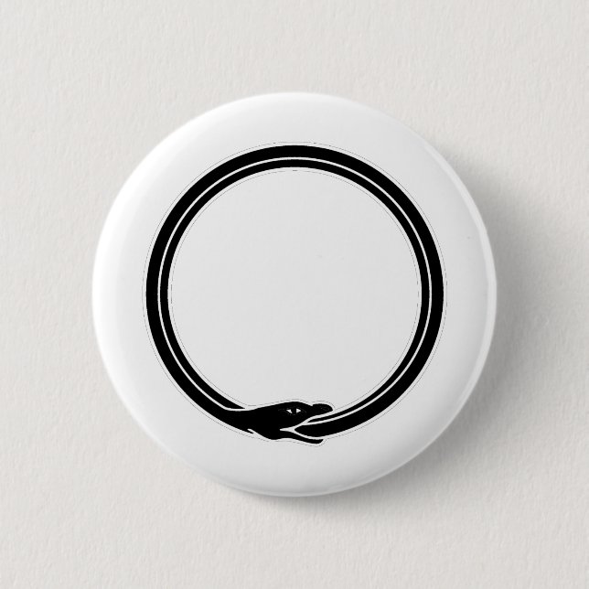 Badge Rond 5 Cm Ouroboros (Devant)